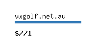 vwgolf.net.au Website value calculator