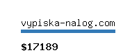 vypiska-nalog.com Website value calculator