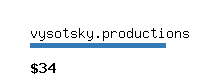 vysotsky.productions Website value calculator