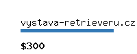 vystava-retrieveru.cz Website value calculator