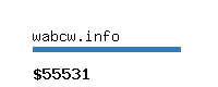 wabcw.info Website value calculator