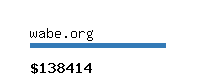 wabe.org Website value calculator