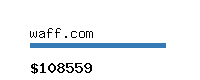 waff.com Website value calculator