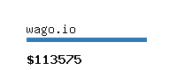 wago.io Website value calculator