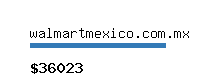 walmartmexico.com.mx Website value calculator