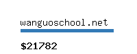 wanguoschool.net Website value calculator