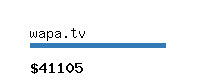 wapa.tv Website value calculator