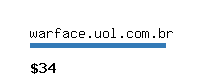 warface.uol.com.br Website value calculator