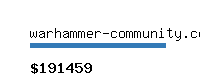 warhammer-community.com Website value calculator