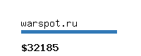 warspot.ru Website value calculator