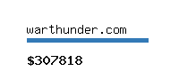 warthunder.com Website value calculator