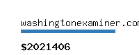 washingtonexaminer.com Website value calculator