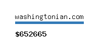 washingtonian.com Website value calculator