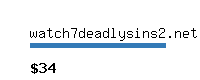 watch7deadlysins2.net Website value calculator