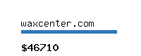 waxcenter.com Website value calculator