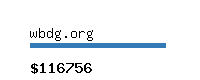 wbdg.org Website value calculator