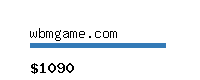 wbmgame.com Website value calculator