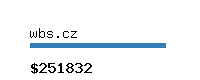 wbs.cz Website value calculator