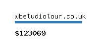 wbstudiotour.co.uk Website value calculator