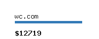 wc.com Website value calculator