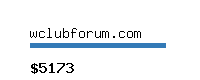 wclubforum.com Website value calculator