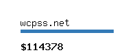 wcpss.net Website value calculator