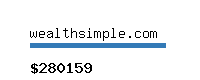 wealthsimple.com Website value calculator