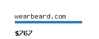 wearbeard.com Website value calculator