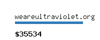 weareultraviolet.org Website value calculator