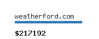 weatherford.com Website value calculator