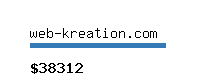 web-kreation.com Website value calculator