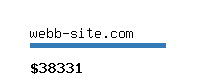 webb-site.com Website value calculator