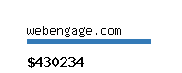 webengage.com Website value calculator