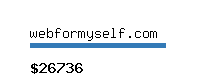 webformyself.com Website value calculator