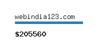 webindia123.com Website value calculator