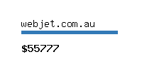 webjet.com.au Website value calculator