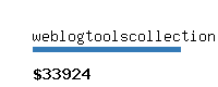 weblogtoolscollection.com Website value calculator