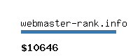 webmaster-rank.info Website value calculator