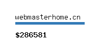 webmasterhome.cn Website value calculator