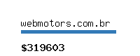 webmotors.com.br Website value calculator