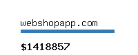 webshopapp.com Website value calculator