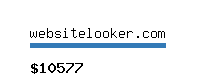 websitelooker.com Website value calculator