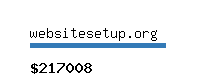 websitesetup.org Website value calculator