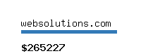 websolutions.com Website value calculator