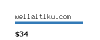 weilaitiku.com Website value calculator