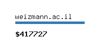 weizmann.ac.il Website value calculator