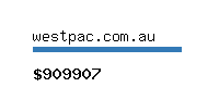 westpac.com.au Website value calculator