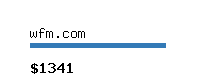 wfm.com Website value calculator