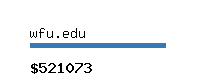 wfu.edu Website value calculator