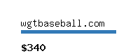 wgtbaseball.com Website value calculator